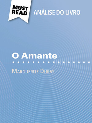 cover image of O Amante de Marguerite Duras (Análise do livro)